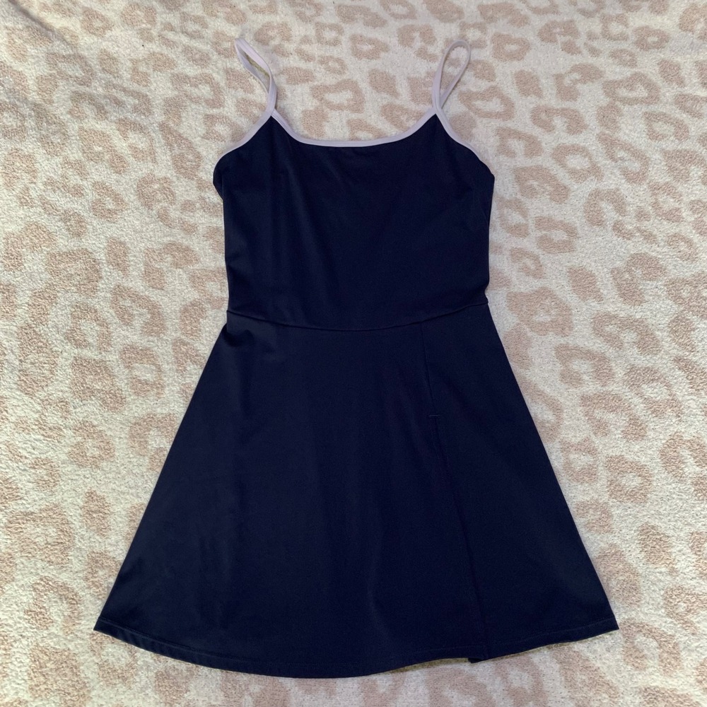 Navy Mini Exercise Dress